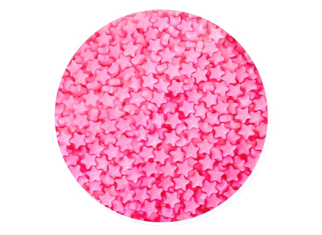 Sprinkle Shapes - Pastel Pink Stars **BB 02/25**