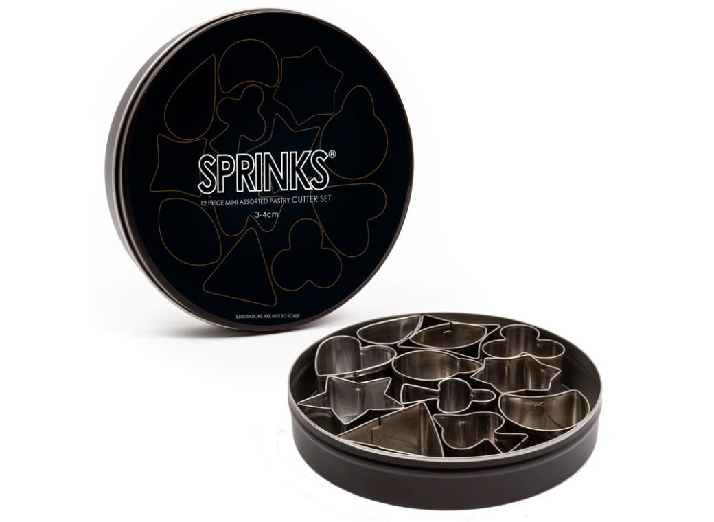 Sprinks Pastry Cutter Set - Mini Assorted 12pce