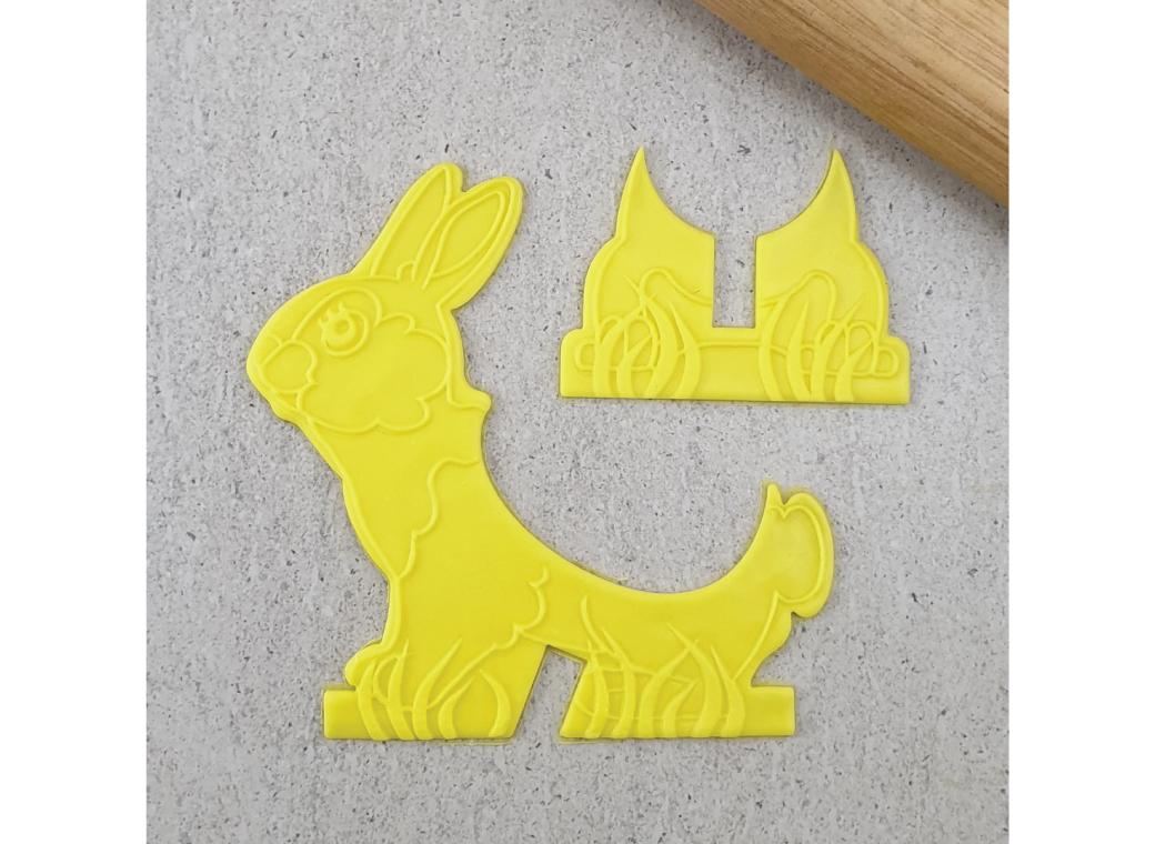 Standing Bunny Egg Holder with Optional 3D debosser