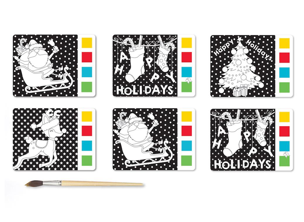 Totally Mini Santa Water Colour Art Set