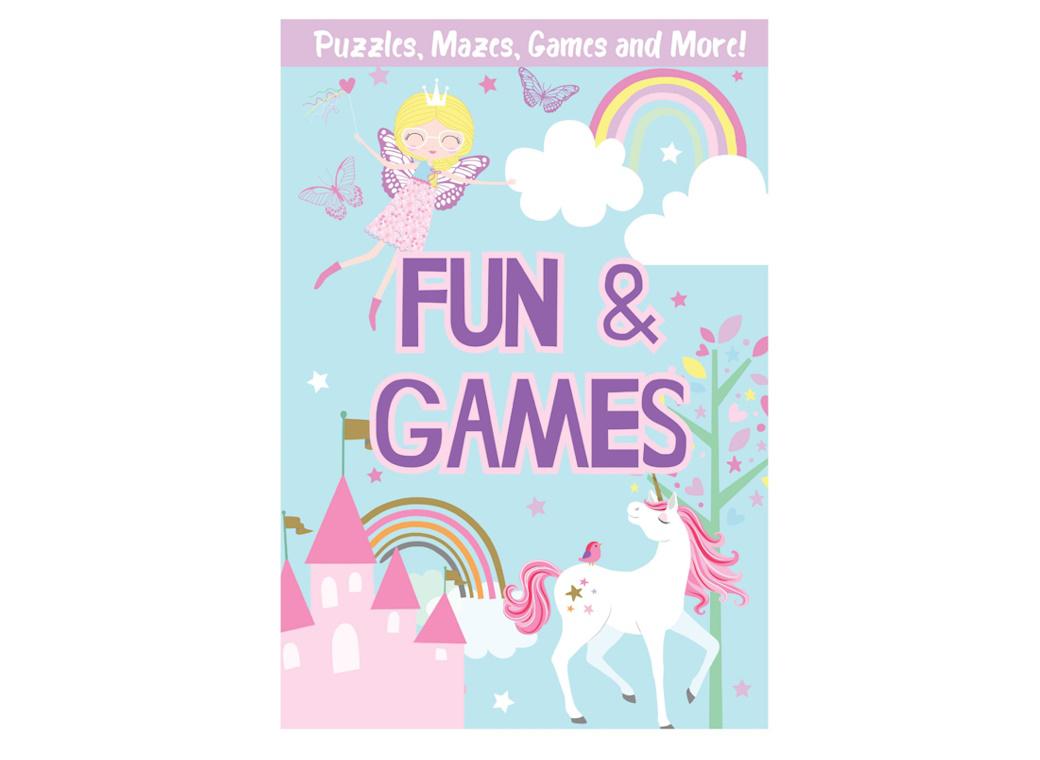 Unicorn Fun & Games Activity Pads 4pk