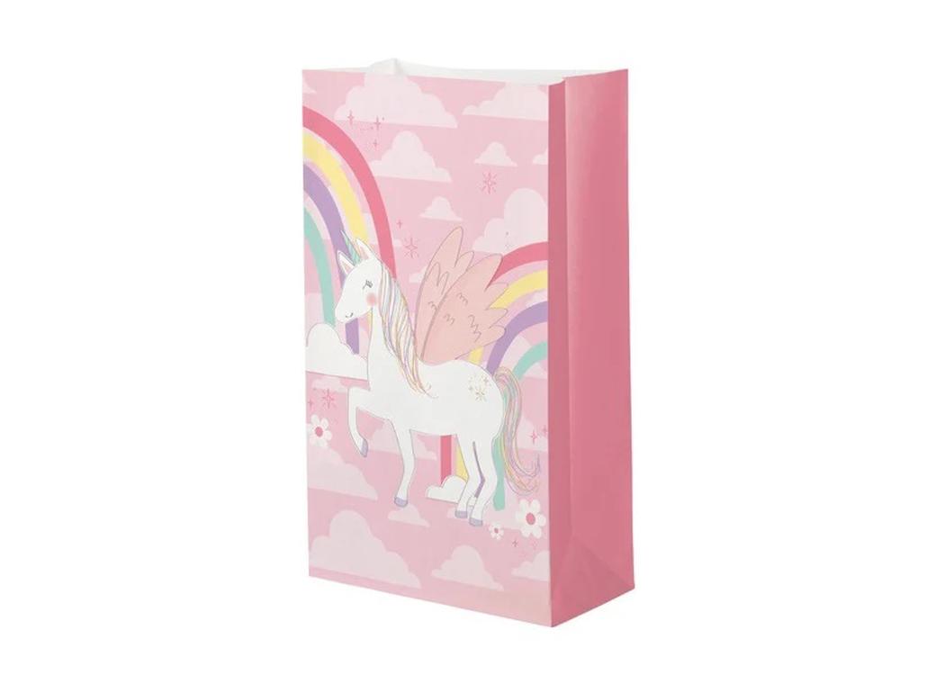 Unicorn Paper Treat Bags 8pk