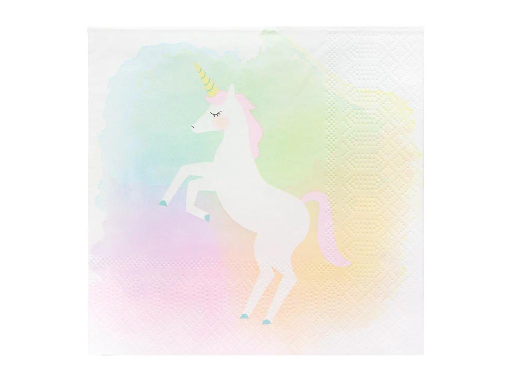 Unicorn Tie Dye Napkins 20pk