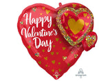 Happy Valentine's Day Glitter Multi-Balloon