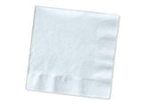 White Lunch Napkins 40pk