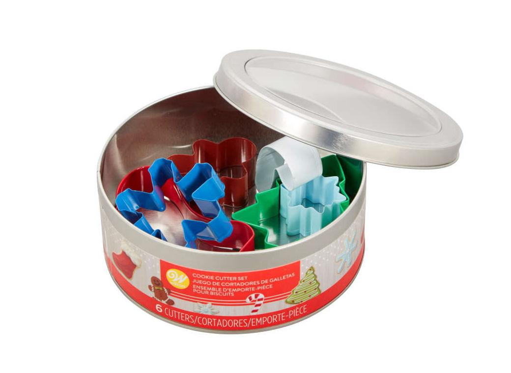 Wilton 6pce Christmas Cookie Cutter Gift Set