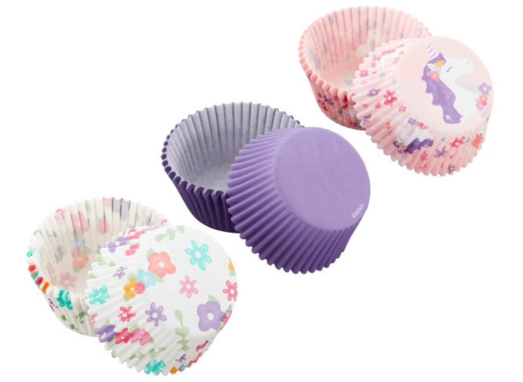Wilton Unicorn Floral Cupcake Cases 75pk