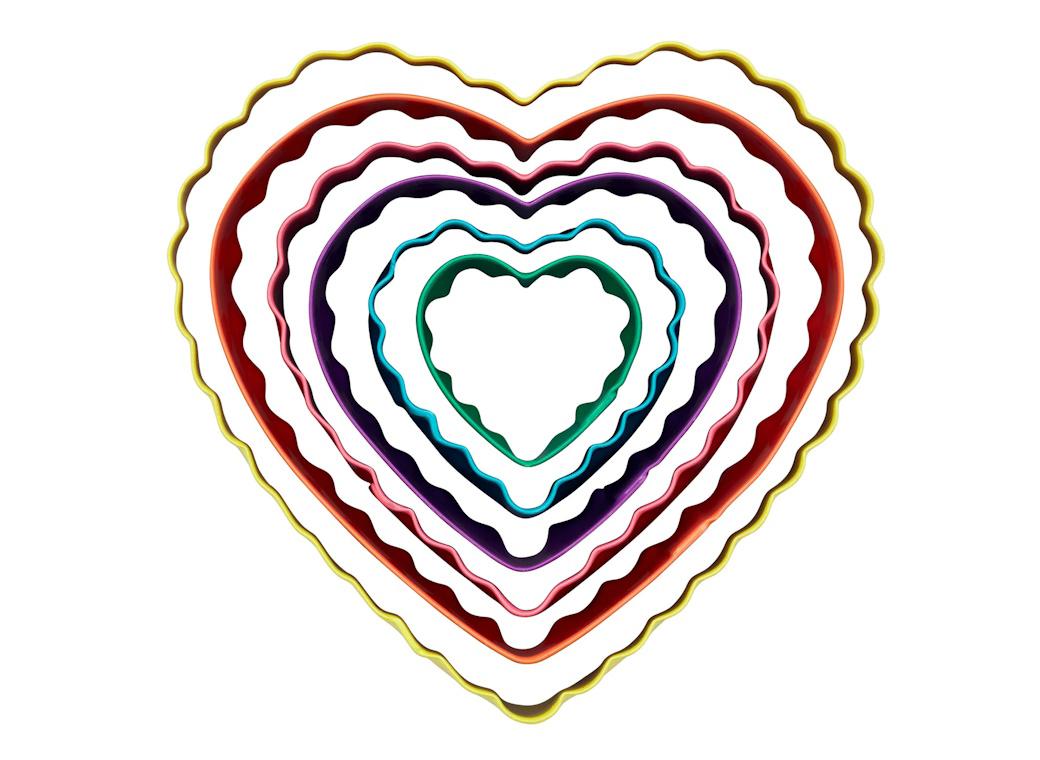 Wilton Heart Fondant Double Cut-Outs Set