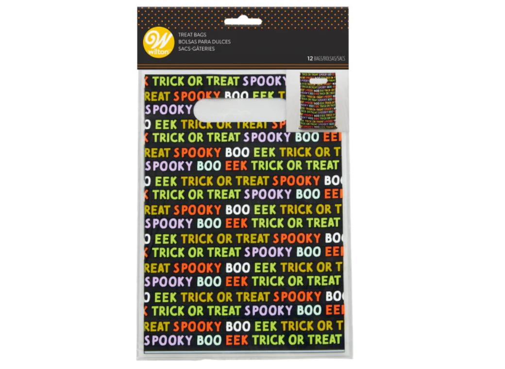 Wilton Spooky Words Loot Bags 12pk